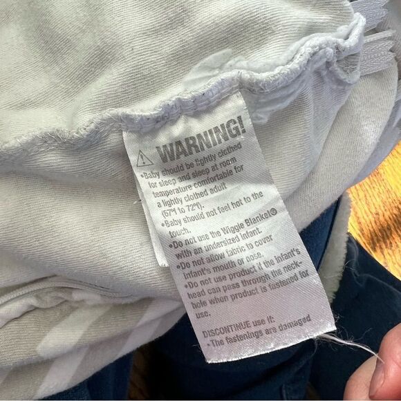 🍭4/$20 Chevron zip up sleeveless unisex toddler sleepsack - Large 18-24 months - Picture 8 of 8